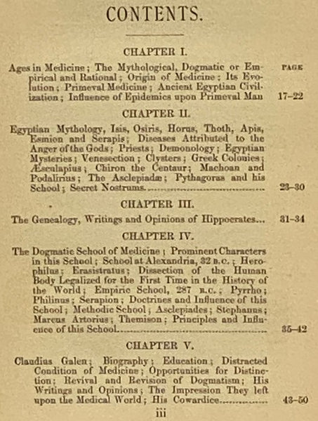 Medical Heresies: Historically Considered. A Series of Critical Essays on the Origin and Evolution of Sectarian Medicine, Embracing a Special Sketch and Review of Homoeopathy, Past and Present [Homeopathy]