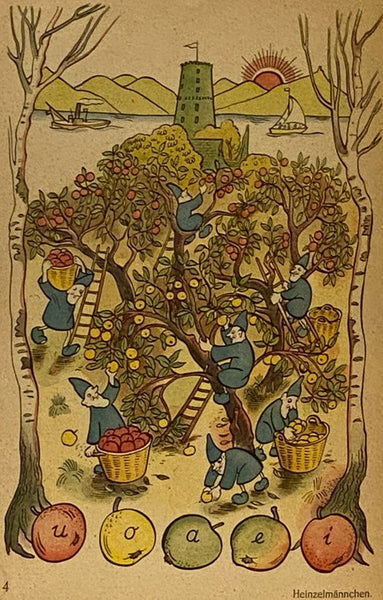 Die lustige Rheinfibel: Ein Lesebüchlein fur die Kleinen mit Bildern [GERMAN TEXT]