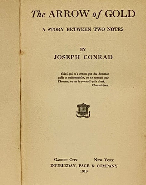 Arrow of Gold: A Story Between Two Notes