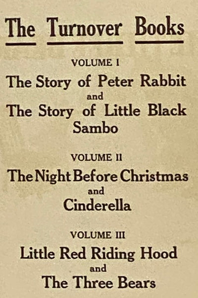 The Three Bears / Little Red Riding Hood (The Turnover Books, Volume III [3])