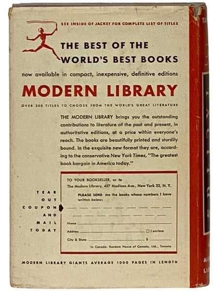The Complete Works of Tacitus: The Annals; The History; The Life of Cnaeus Julius Agricola; Germany and Its Tribes; A Dialogue on Oratory (The Modern Library of the World's Best Books, ML 222)