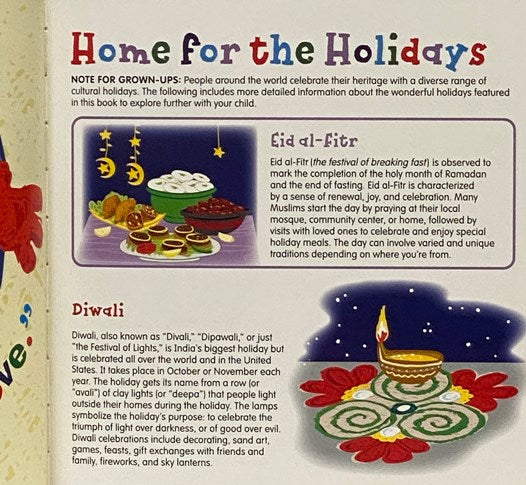 Home for the Holidays: A Little Book about the Different Holidays That Bring Us Together (Sesame Street Scribbles)