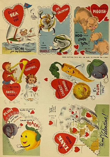 Children's Valentine Cut-Out Book
