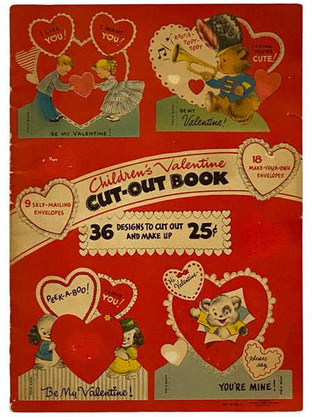 Children's Valentine Cut-Out Book
