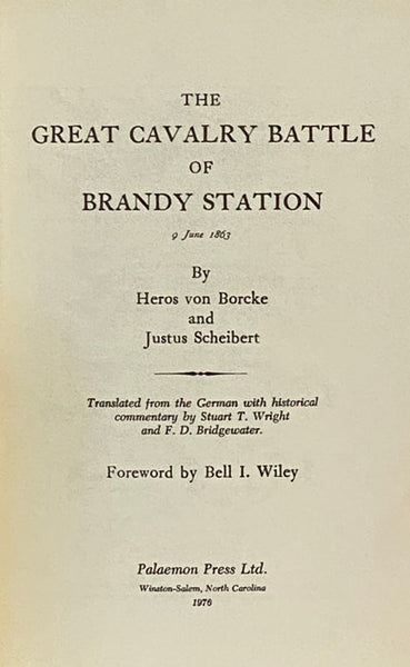 The Great Cavalry Battle of Brandy Station, 9 June 1863