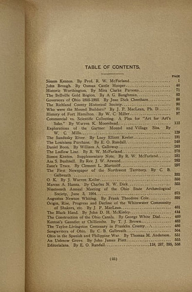 Ohio Archaeological and Historical Publications, Volume XIII [13]