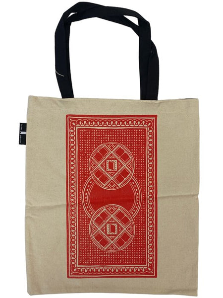 Queen of Books Canvas Tote