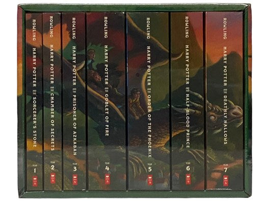Harry Potter Complete Seven Volume Paperback Box Set: Harry Potter and the Sorcerer's Stone; Harry Potter and the Chamber of Secrets; Harry Potter and the Prisoner of Azkaban; Harry Potter and the Goblet of Fire; Harry Potter and the Order of the Phoenix…
