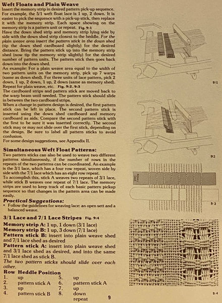 Textures and Patterns for the Rigid Heddle Loom
