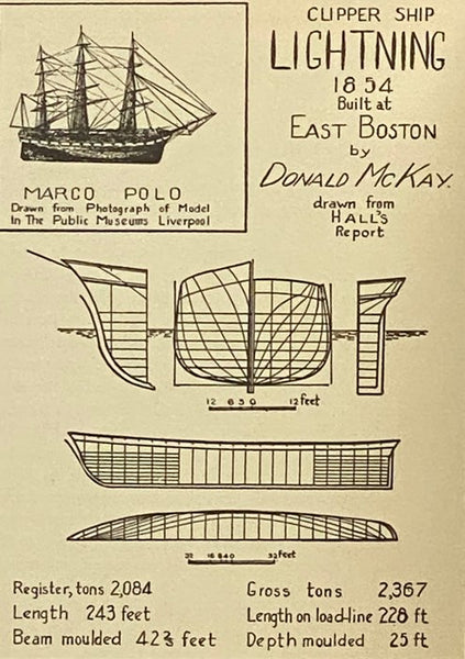 Clipper Ships of America and Great Britain, 1833-1869