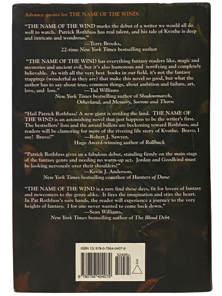 The Name of the Wind (The Kingkiller Chronicle: Day One) (Daw Book Collectors No. 1396)