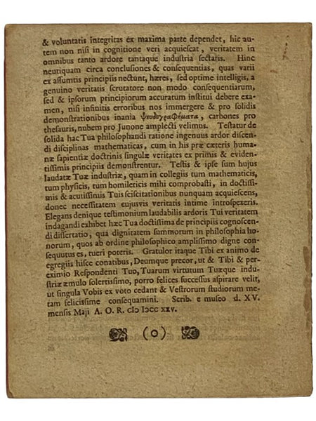 Deo Avspice, Rectore Magnificentissimo ... Gvilielmo Henrico Dvce Saxoniae, ... Dissertationem Philosophicam De Rationis Svfficientis Principio