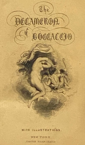 The Decameron, or Ten Days' Entertainment of [Giovanni] Boccaccio.