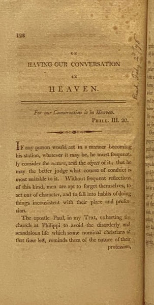 Discourses, on Various Subjects, Intended to Have Been Delivered in Philadelphia. to which are added, Some Others, Selected from the Same Author.