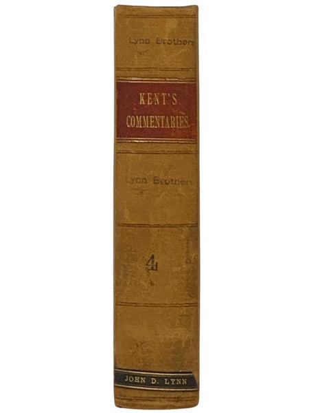 Commentaries on American Law, Volume IV [4]