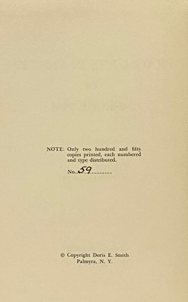 Fragments in the Life of Ambrose Hall