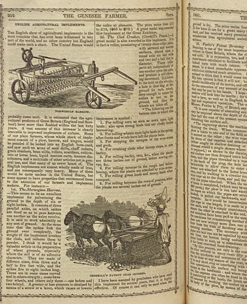 The Genesee Farmer, 1851. Vol. XII. No. 1. - 12.