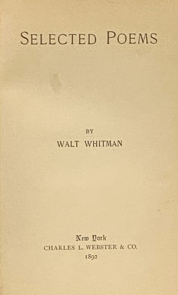 Selected Poems (Fiction, Fact, and Fancy Series)