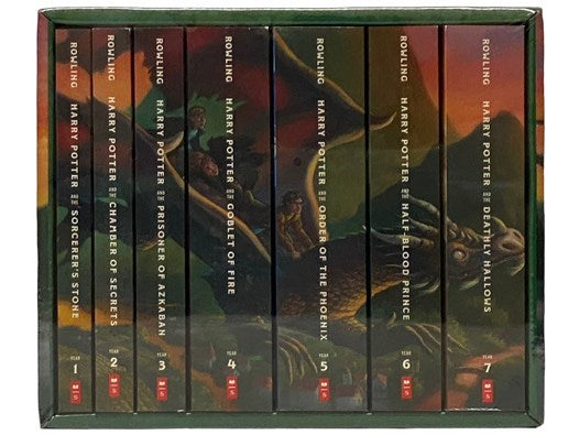 Harry Potter Complete Seven Volume Paperback Box Set: Harry Potter and the Sorcerer's Stone; Harry Potter and the Chamber of Secrets; Harry Potter and the Prisoner of Azkaban; Harry Potter and the Goblet of Fire; Harry Potter and the Order of the Phoenix…