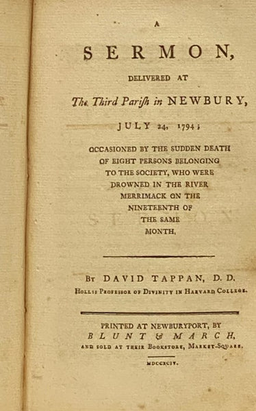 Sammelband of Nine Newburyport Sermons: A Plain and Serious Address to the Master of a Family, on the Important Subject of Family Religion.; Family Exercises; or, The Godly Parents' Assistant; Being an Attempt to Render Family Religion Entertaining, as W…