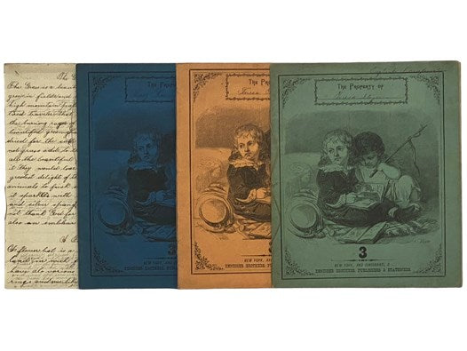 Set of 4 1870s School Composition Books, Manuscript English and German Prose