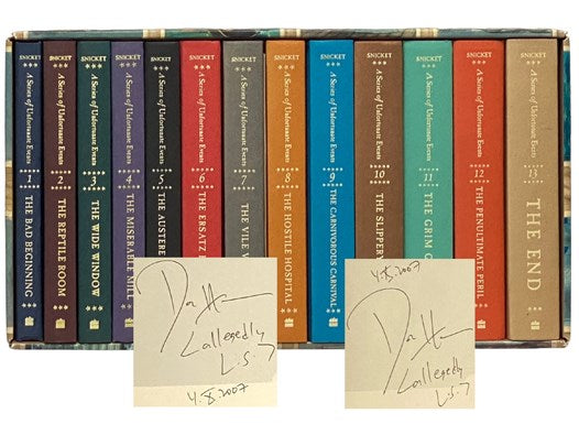 The Complete Wreck: A Series of Unfortunate Events Thirteen Volume Boxed Set: A Bad Beginning; The Reptile Room; The Wide Window; The Miserable Mill; The Austere Academy; The Ersatz Elevator; The Vile Village; The Hostile Hospital; The Carnivorous Carniv…