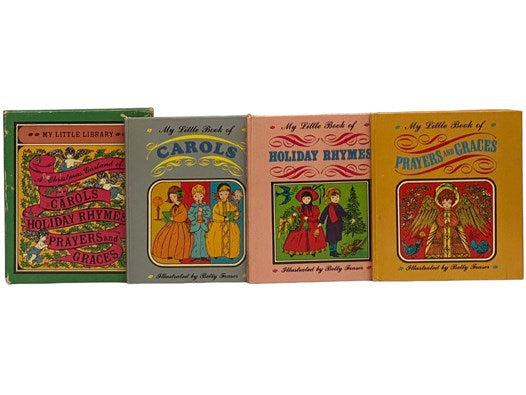 My Little Library: A Christmas Garland of Carols, Holiday Rhymes, Prayers and Graces (Three Volume Set in Slipcase)
