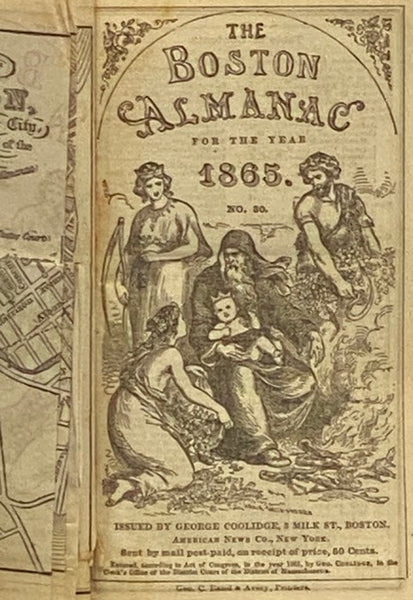 The Boston Almanac for the Year 1865. No. 30.