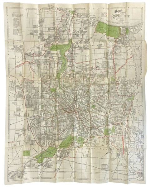 Rochester and Environs Map (Revised) [New York]