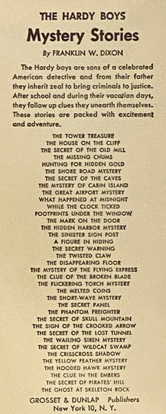 The Ghost at Skeleton Rock (The Hardy Boys Mystery Stories #37)