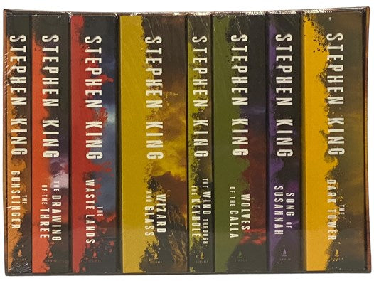 The Dark Tower Series in Eight Volumes: The Gunslinger; The Drawing of the Three; The Waste Lands; Wizard and Glass; The Wind through the Keyhole; Wolves of the Calla; Song of Susannah; The Dark Tower