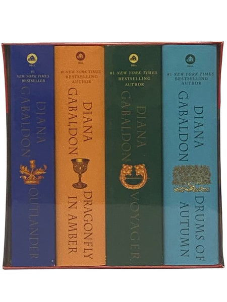 Outlander Series Four-Volume Mass Market Paperback Set: Outlander; Dragonfly in Amber; Voyager; Drums of Autumn