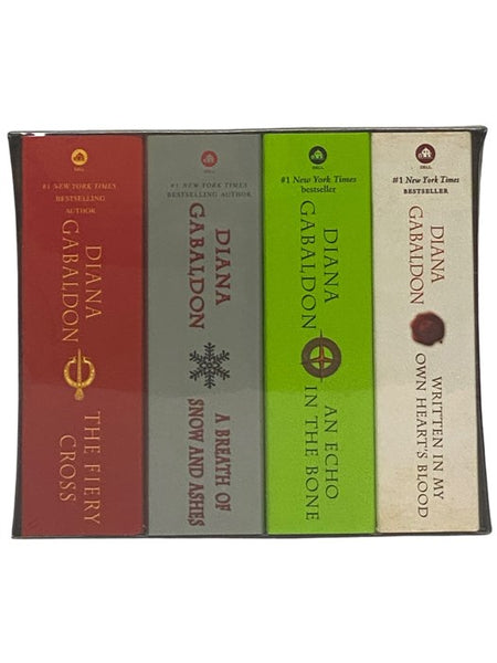 Outlander Series Four-Volume Mass Market Paperback Set: The Fiery Cross; A Breath of Snow and Ashes; An Echo in the Bone; Written in My Own Heart's Blood