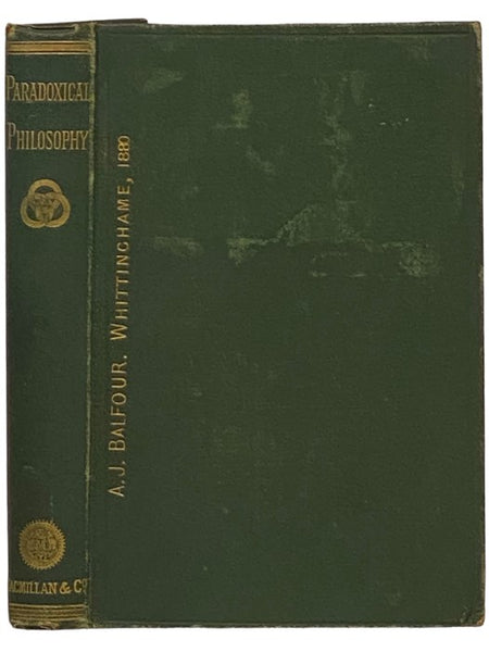 Paradoxical Philosophy. A Sequel to The Unseen Universe.