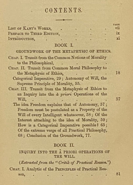 The Metaphysic of Ethics.
