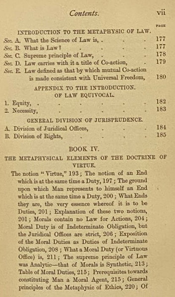 The Metaphysic of Ethics.