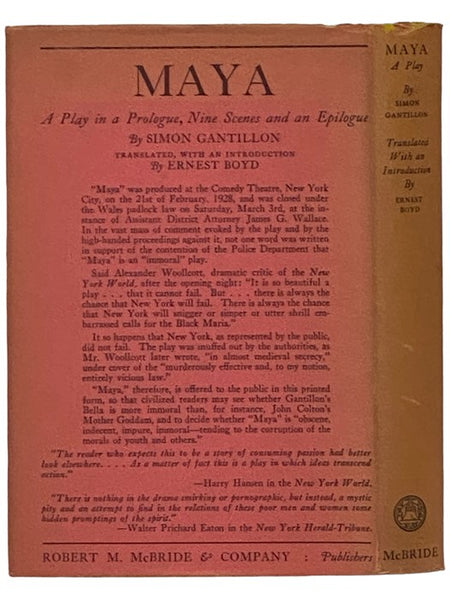 Maya: A Play in a Prologue, Nine Scenes and an Epilogue