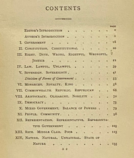 Remarks on the Use and Abuse of Some Political Terms: A New Edition, with Notes and Introduction