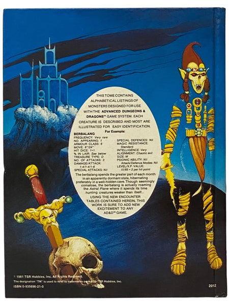 Fiend Folio: Tome of Creatures Malevolent and Benign (Advanced Dungeons and Dragons)