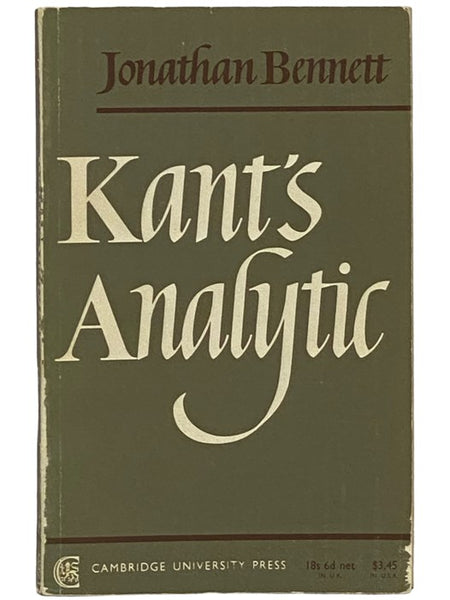 Kant's Analytic