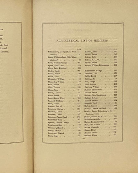 History of the Speculative Society of Edinburgh, from Its Institution in M.DCC.LXIV.