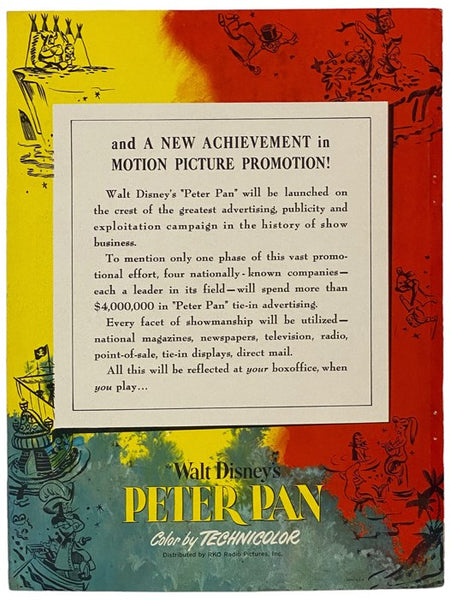 Walt Disney's Peter Pan Movie Poster