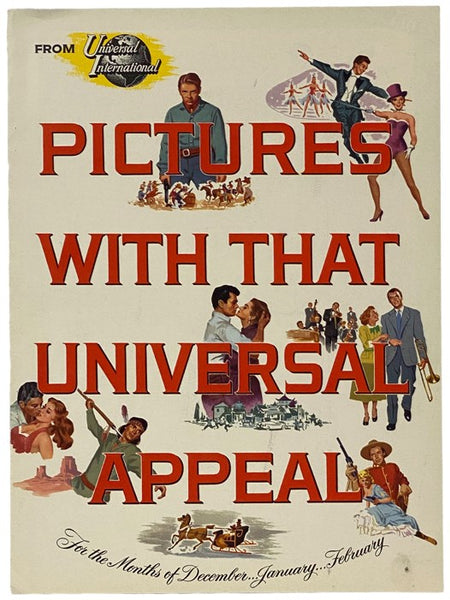 Universal-International December, January, February Movie Advertisement