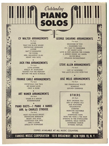 The Blob Movie Poster with The Blob Sheet Music