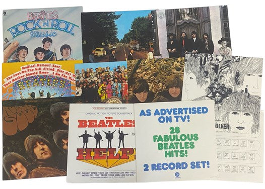 Beatles Clothesline Complete 20 Album Cover Set